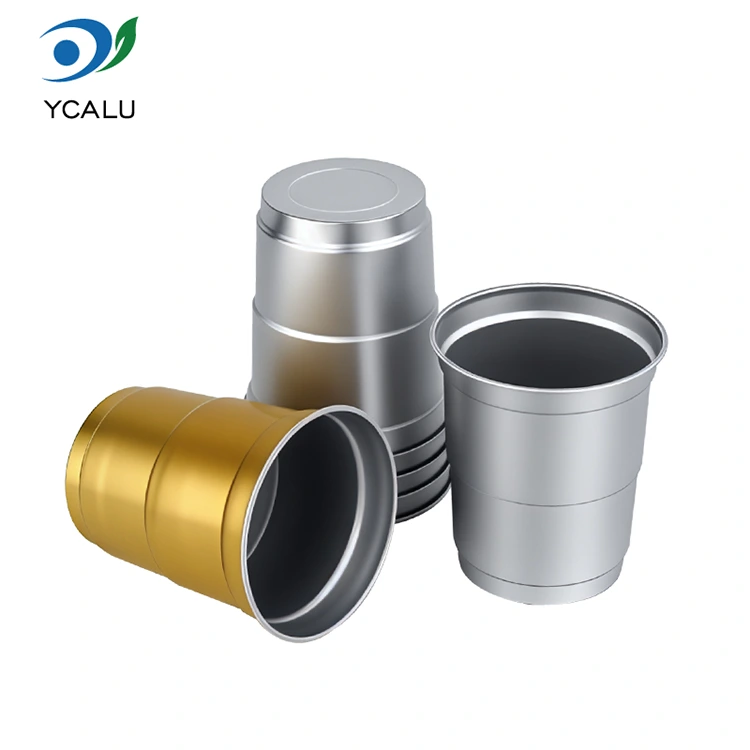 9oz ডিসপোজেবল অ্যালুমিনিয়াম কোল্ড ড্রিংক অ্যালুমিনিয়াম ড্রিংক কাপ