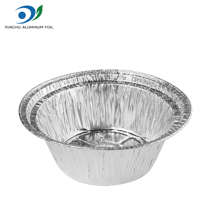 ডিসপোজেবল গ্র্যাচিন টেকওয়ে সিলভার অ্যালুমিনিয়াম ফয়েল পাত্রে