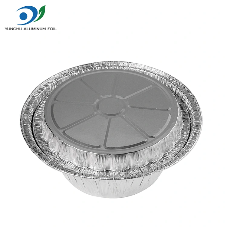 ডিসপোজেবল গ্র্যাচিন টেকওয়ে সিলভার অ্যালুমিনিয়াম ফয়েল পাত্রে