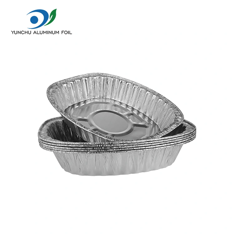 বড় ক্ষমতা গ্রিলড চিকেন গ্রিল্ড সিলভার অ্যালুমিনিয়াম ফয়েল পাত্রে বড় ক্ষমতা গ্রিলড চিকেন গ্রিল্ড সিলভার অ্যালুমিনিয়াম ফয়েল পাত্রে