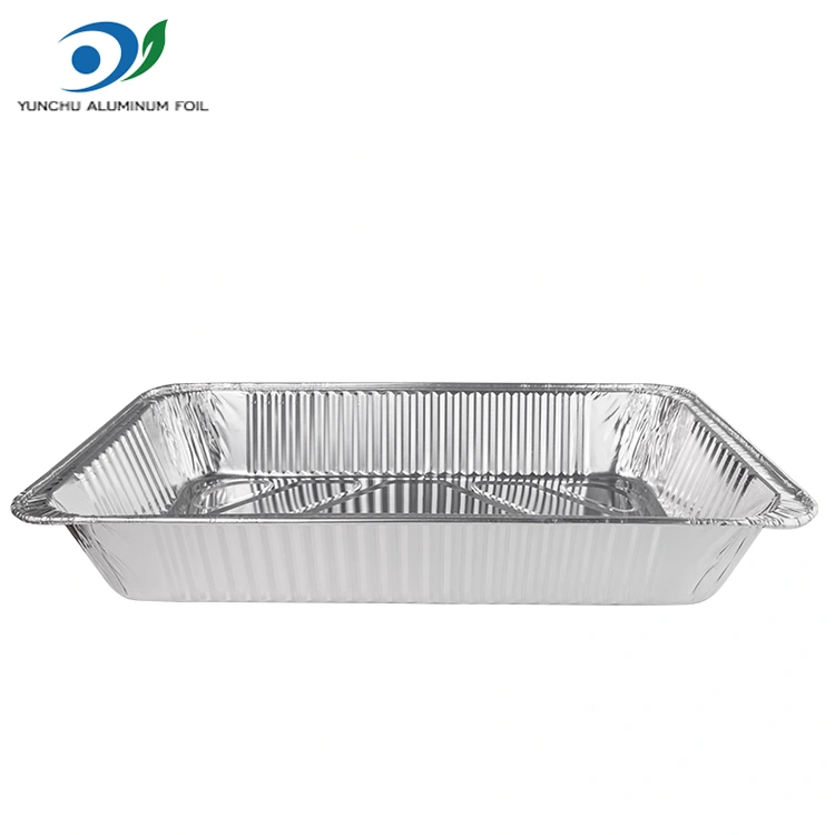 বড় ক্ষমতা বহিরঙ্গন বেকিং ট্রে সিলভার অ্যালুমিনিয়াম ফয়েল পাত্রে বড় ক্ষমতা বহিরঙ্গন বেকিং ট্রে সিলভার অ্যালুমিনিয়াম ফয়েল পাত্রে