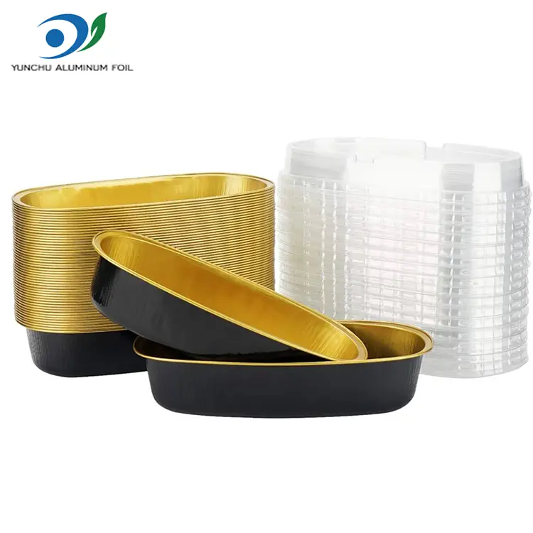 ডিম্বাকৃতি রঙ স্মুথওয়াল অ্যালুমিনিয়াম ফয়েল পাত্রে ডিম্বাকৃতি রঙ স্মুথওয়াল অ্যালুমিনিয়াম ফয়েল পাত্রে