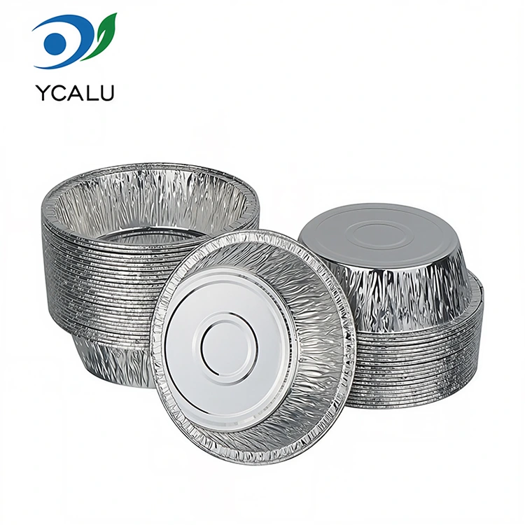 নিষ্পত্তিযোগ্য BBQ এয়ার ফ্রায়ার সিলভার অ্যালুমিনিয়াম ফয়েল খাদ্য পাত্রে