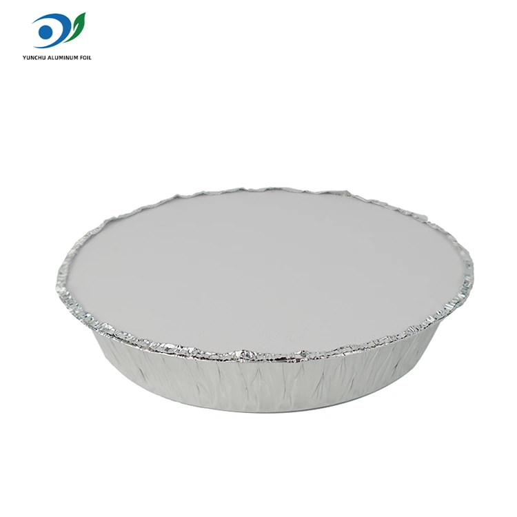 রাউন্ড এয়ার ফ্রায়ার হট পট সিলভার অ্যালুমিনিয়াম ফয়েল খাবারের ধারক