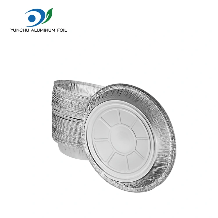 রাউন্ড এয়ার ফ্রায়ার ওভেন সিলভার অ্যালুমিনিয়াম ফয়েল পাত্রে রাউন্ড এয়ার ফ্রায়ার ওভেন সিলভার অ্যালুমিনিয়াম ফয়েল পাত্রে