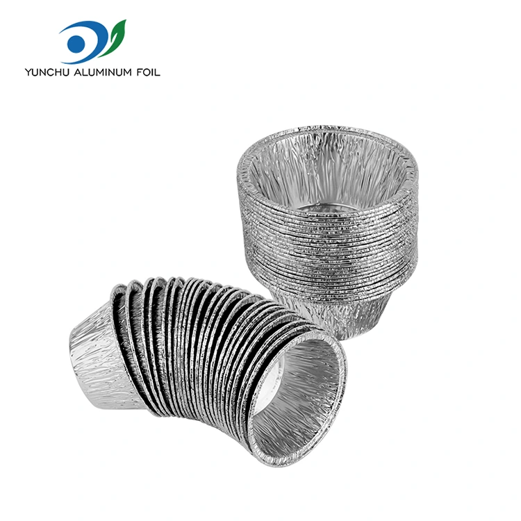 রাউন্ড বেক কেক সিলভার অ্যালুমিনিয়াম ফয়েল খাবারের ধারক