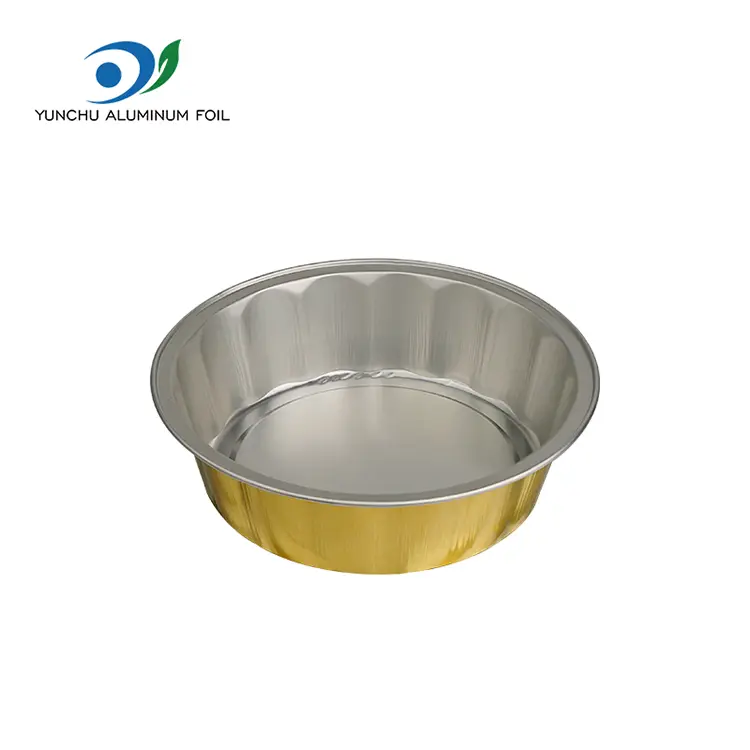 প্রতিরোধী বেকিং স্মুথওয়াল অ্যালুমিনিয়াম ফয়েল পাত্রে