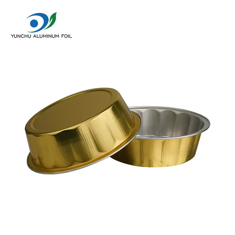 প্রতিরোধী বেকিং স্মুথওয়াল অ্যালুমিনিয়াম ফয়েল পাত্রে
