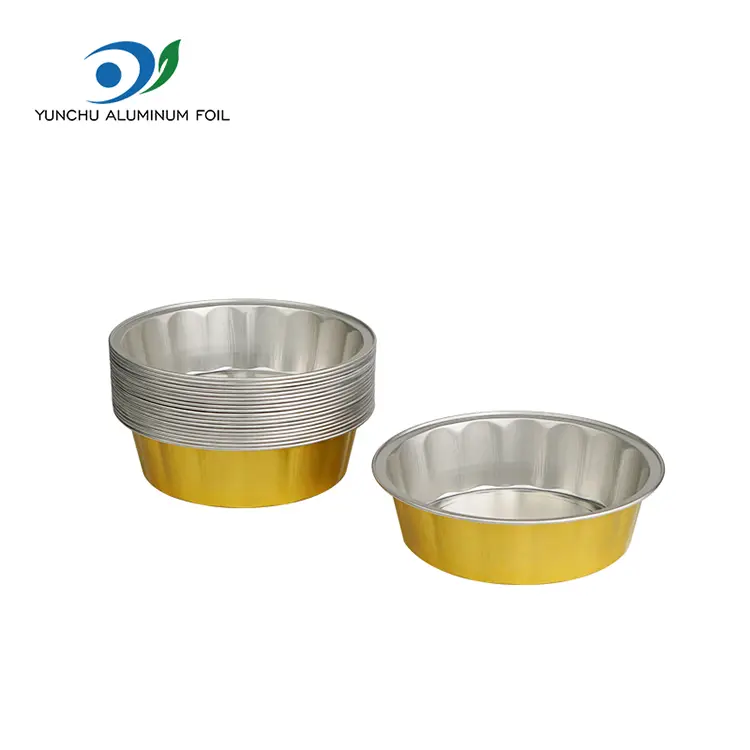 প্রতিরোধী বেকিং স্মুথওয়াল অ্যালুমিনিয়াম ফয়েল পাত্রে