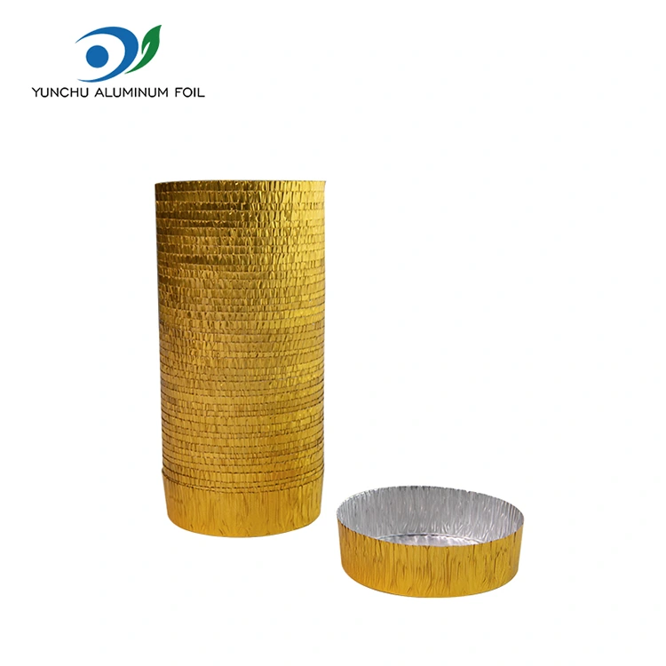 গোল ছোট বেকিং সিলভার অ্যালুমিনিয়াম ফয়েল খাবারের ধারক গোল ছোট বেকিং সিলভার অ্যালুমিনিয়াম ফয়েল খাবারের ধারক